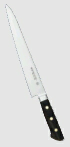 送料無料 正広作（日本鋼・ツバ付）左利き用 筋引 24cm