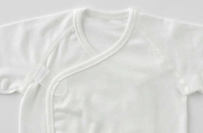 最安値に挑戦 日本製 新生児 肌着 女の子 男の子 冬 秋 春 夏 短肌着 ベビー服 ベビー 服 赤ちゃん 出産祝い プレゼント ギフト スナップボタン マジック かわいい おしゃれ シンプル 50cm 60cm 出産準備 無地 白 M8111 わふ Wafu ニシキ