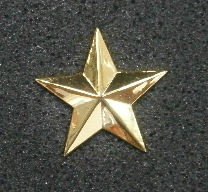 楽天市場 星型のバッジ スター カラー ゴールド シルバー 中外徽章株式会社楽天市場店