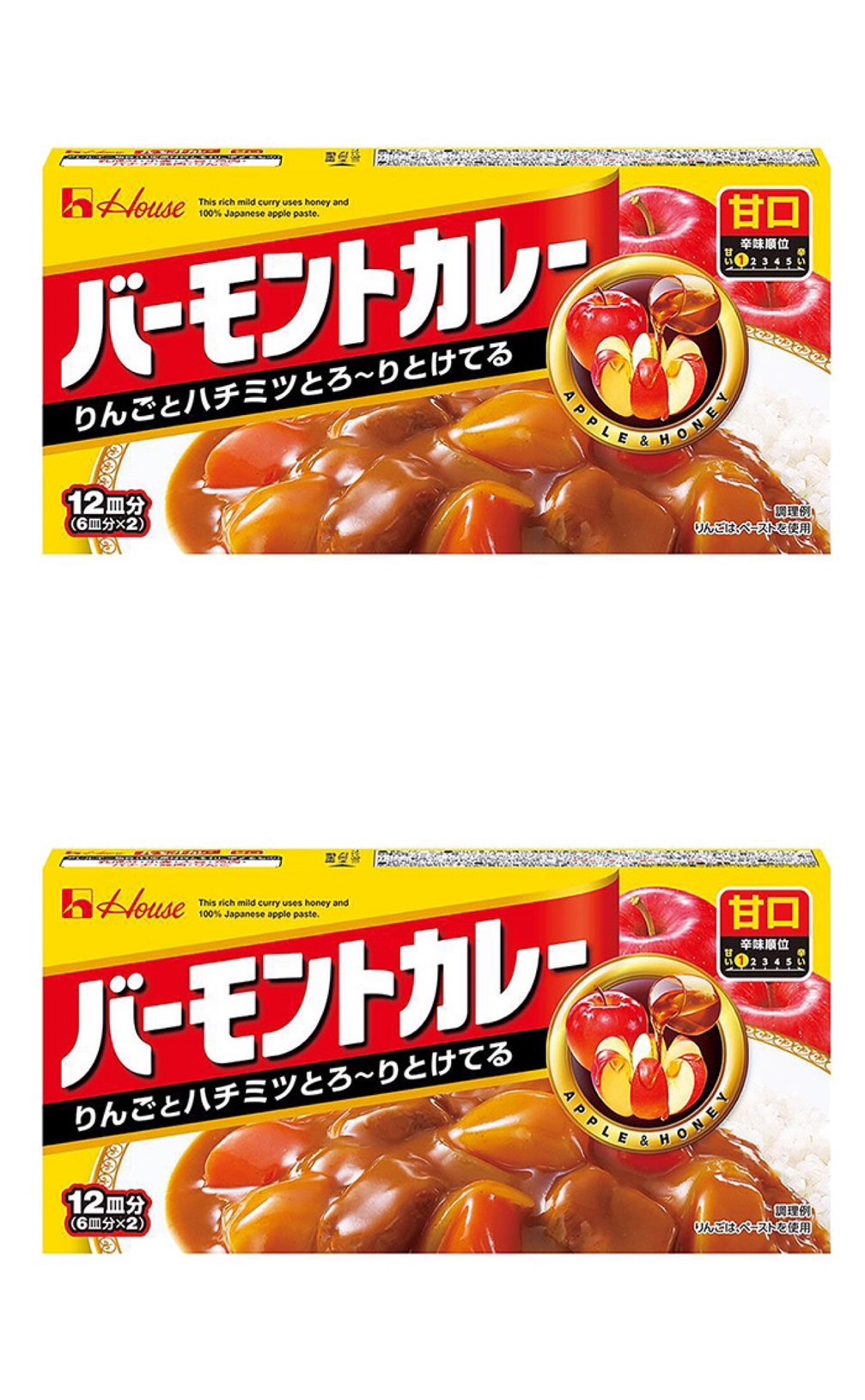 楽天市場】【1ケース】バーモントカレー甘口 ハウス 230g ルウ 60個