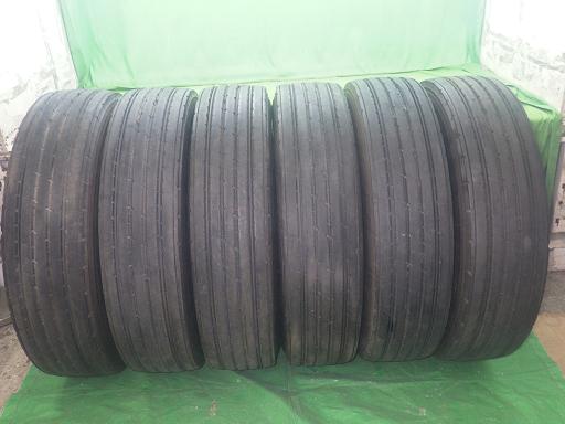 【中古】店頭引渡し品 トラックタイヤ BS R173 275/80R22.5 6本｜中古パーツのハセガワ