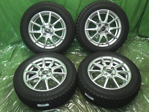 【中古】TOYO スタッドレス 20年製 シュナイダー 14インチ トーヨー ガリットGIZ