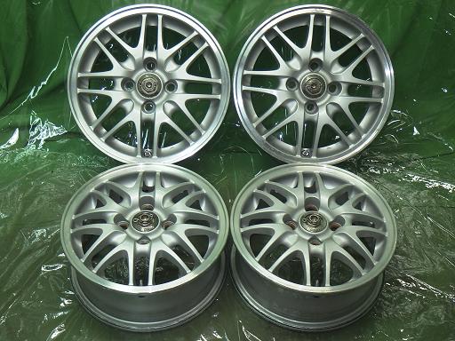 【中古】ビート モデューロ 13インチ 14インチ アルミホイール 4本