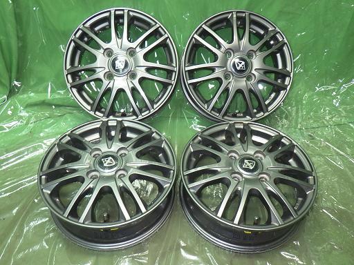 【中古】eKワゴン weds VELVA 13インチ アルミホイール 4本｜中古パーツのハセガワ