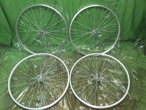 【中古】銀輪用向こう正面車輪 26in 4本 自転車用パーツ-自転車・サイクリング