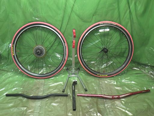 【中古】銀輪部分品  タイア車輪 手持ち部分赤ちょうちん等 仕掛ける