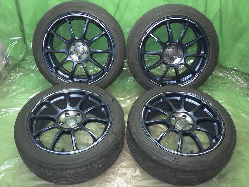 【中古】BRIDGESTONE RAYS ZE40TIME ATTACK III 18インチ ブリヂストン