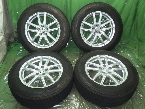 【中古】225/65R17 レクサスNX エコフォルム 17インチ ブリヂストン ブリザック｜中古パーツのハセガワ