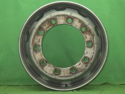 【中古】トラック スチールホイール Topy製 22.5×8.25 1本のみ