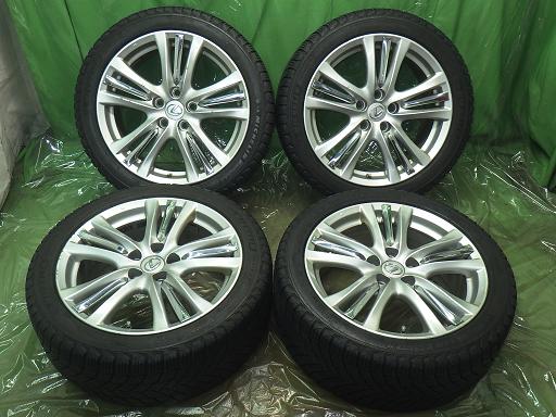 【中古】MICHELIN スタッドレス 21年製 レクサス GS純正 18インチ ミシュラン X-ICE SNOW