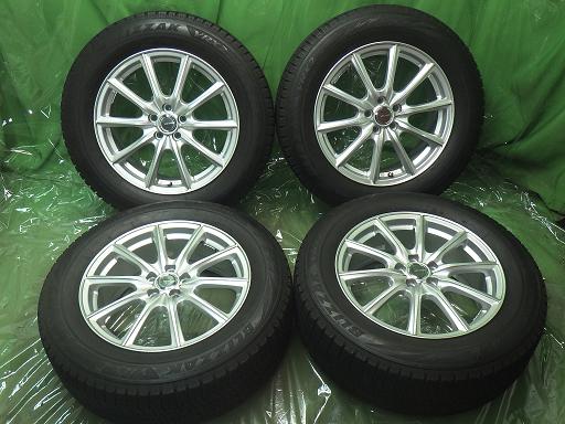【中古】BRIDGESTONE スタッドレス エコフォルム 17インチ ブリヂストン ブリザックVRX2