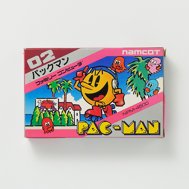 レトロゲーム（ファミコン）【箱あり】パックマン【中古】良い-RE0003298