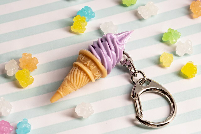 楽天市場】キーホルダー ソフトクリーム バニラ アイス 食品サンプル