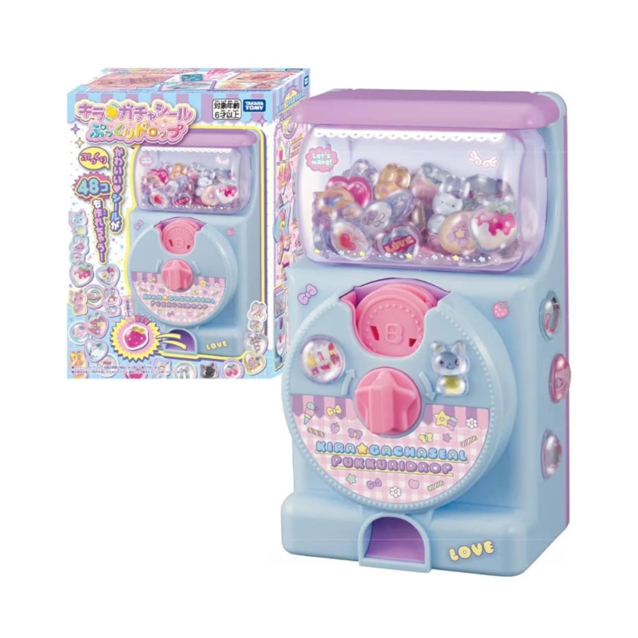 【取って置く商いもの 2026年8月1日 発売予定を組む】 キラ★ガチャシール ぷっくり落っこちる