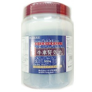 ウチダの原末牛車腎気丸　500g（5000丸）【計量スプーン付き】【第2類医薬品】（ごしゃじんきがん）｜生薬・漢方薬の中央薬局