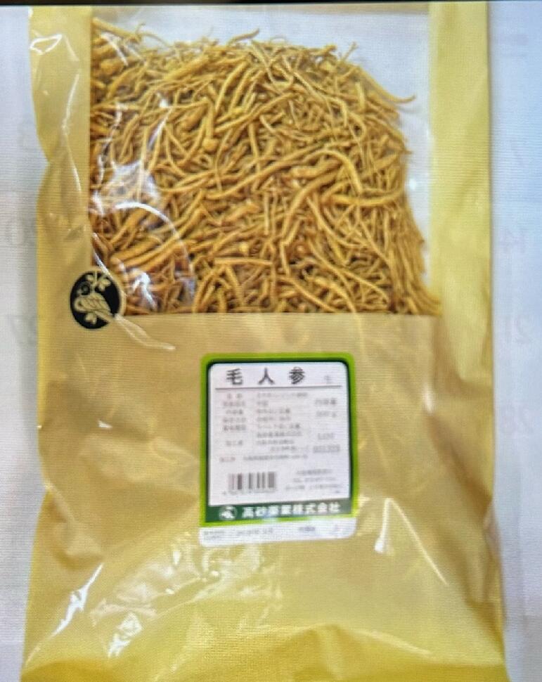 毛人参・（ケニンジン・けにんじん）・生・高砂薬業　500g【smtb-ms】
