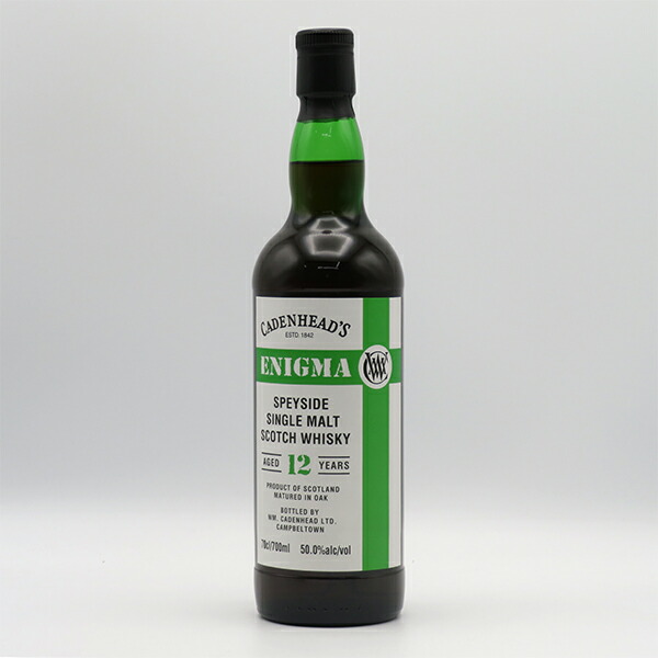ケイデンヘッド エニグマ スペイサイド シングルモルト 12年 50.0度 700ml 正規品 【SPY.4.A】|中央酒販