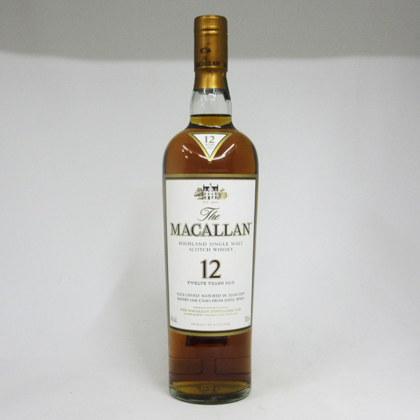 【楽天市場】【旧ボトル】マッカラン12年 シェリーオーク 40度 700ml （箱なし）：中央酒販