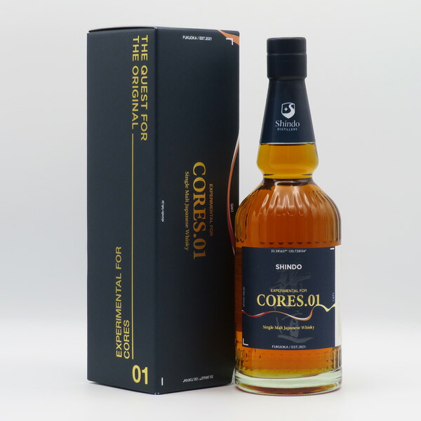 新道蒸溜所 Shindo Experimental for CORES.01（コアーズ 01） 48度 700ml （専用BOX入）