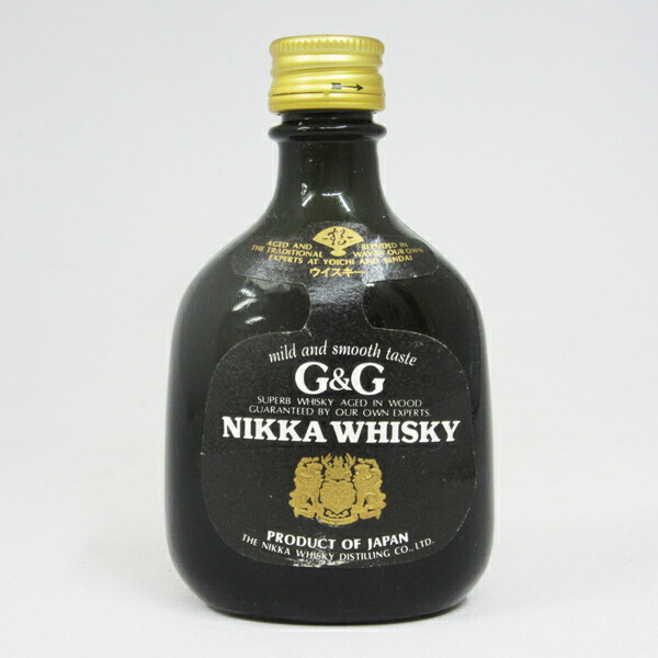 古酒】G&G黒びん ウイスキー特級 760ml 卓上ライター付 箱入
