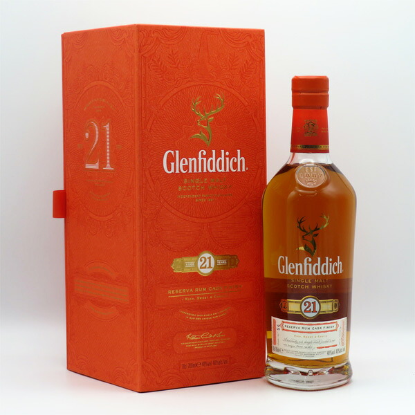グレンフィディック21年 グランレゼルヴァ 40度 700ml 正規品 (専用化粧箱入)|中央酒販