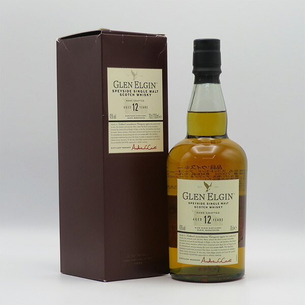 【訳あり:箱に若干ダメージあり】グレンエルギン12年 43度 700ml 正規品 (専用BOX入)|中央酒販