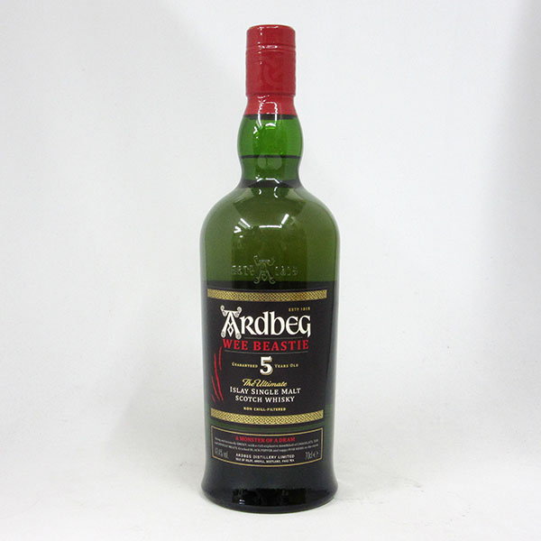 楽天市場】アードベッグ ウィービースティー 5年 700ml 47.4度 箱なし