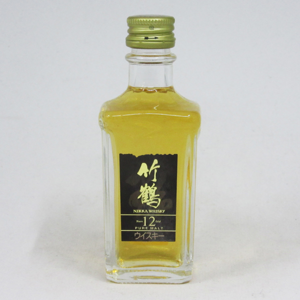 【楽天市場】【ミニサイズ】【レトロ】竹鶴12年 角瓶 40度 50ml：中央酒販