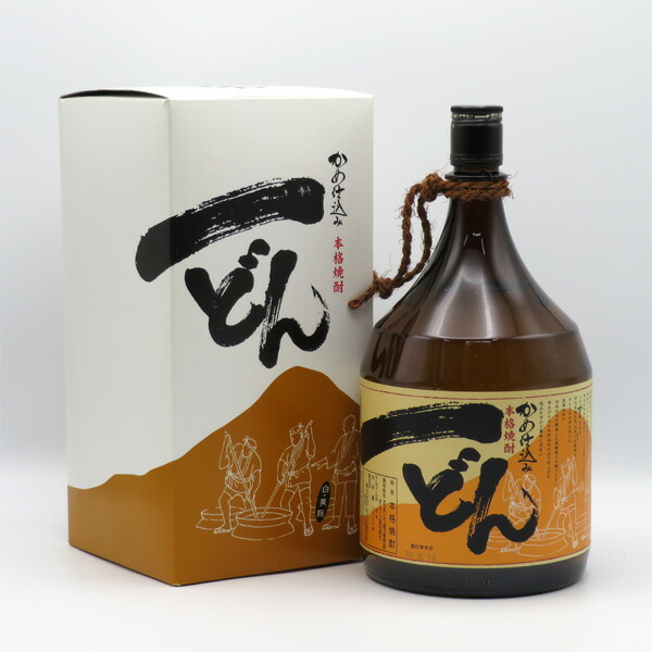 楽天市場】本格芋焼酎 かめ仕込み 一どん（いっどん） 1800ml