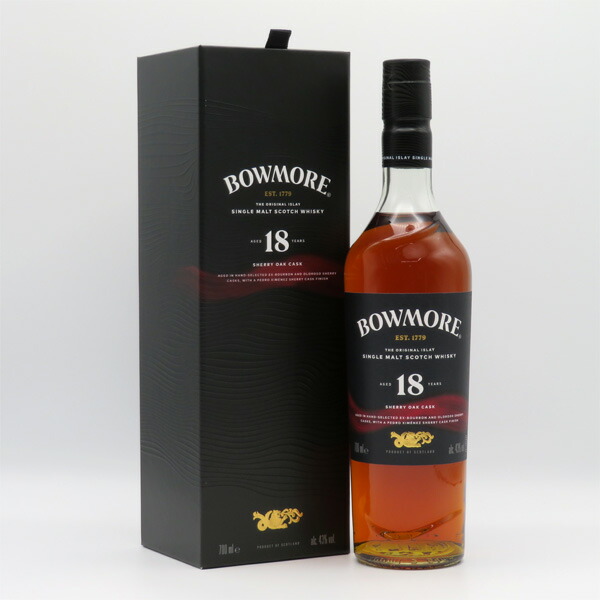 楽天市場】【ギフト対応可】ボウモア18年 43度 700ml スコットランド