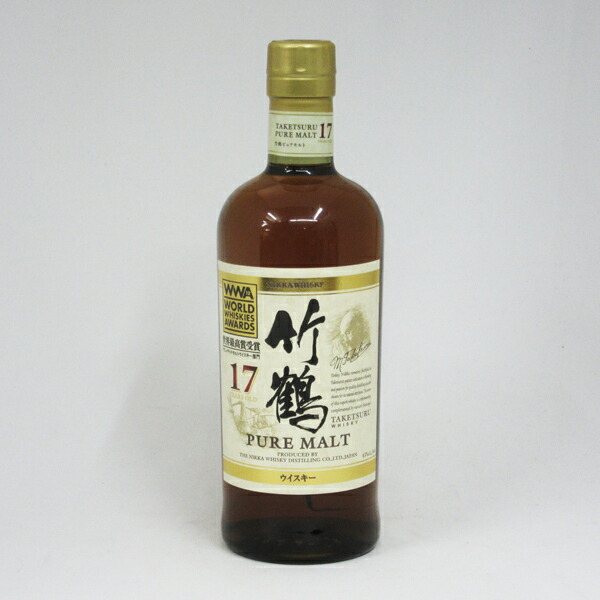 【楽天市場】【WWA2014受賞記念ラベル】竹鶴17年 ピュアモルト 43度 700ml （箱なし）：中央酒販