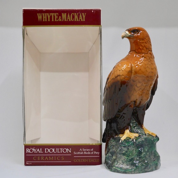 750 Ml Of White Mackay Golden Eagle Royal Doulton 40 Degrees With Box