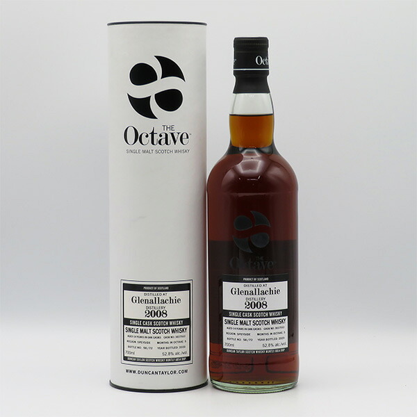 【ダンカンテイラー：オクタブ】グレンアラヒー15年 2008-2023 52.8度 700ml （専用BOX入）｜中央酒販