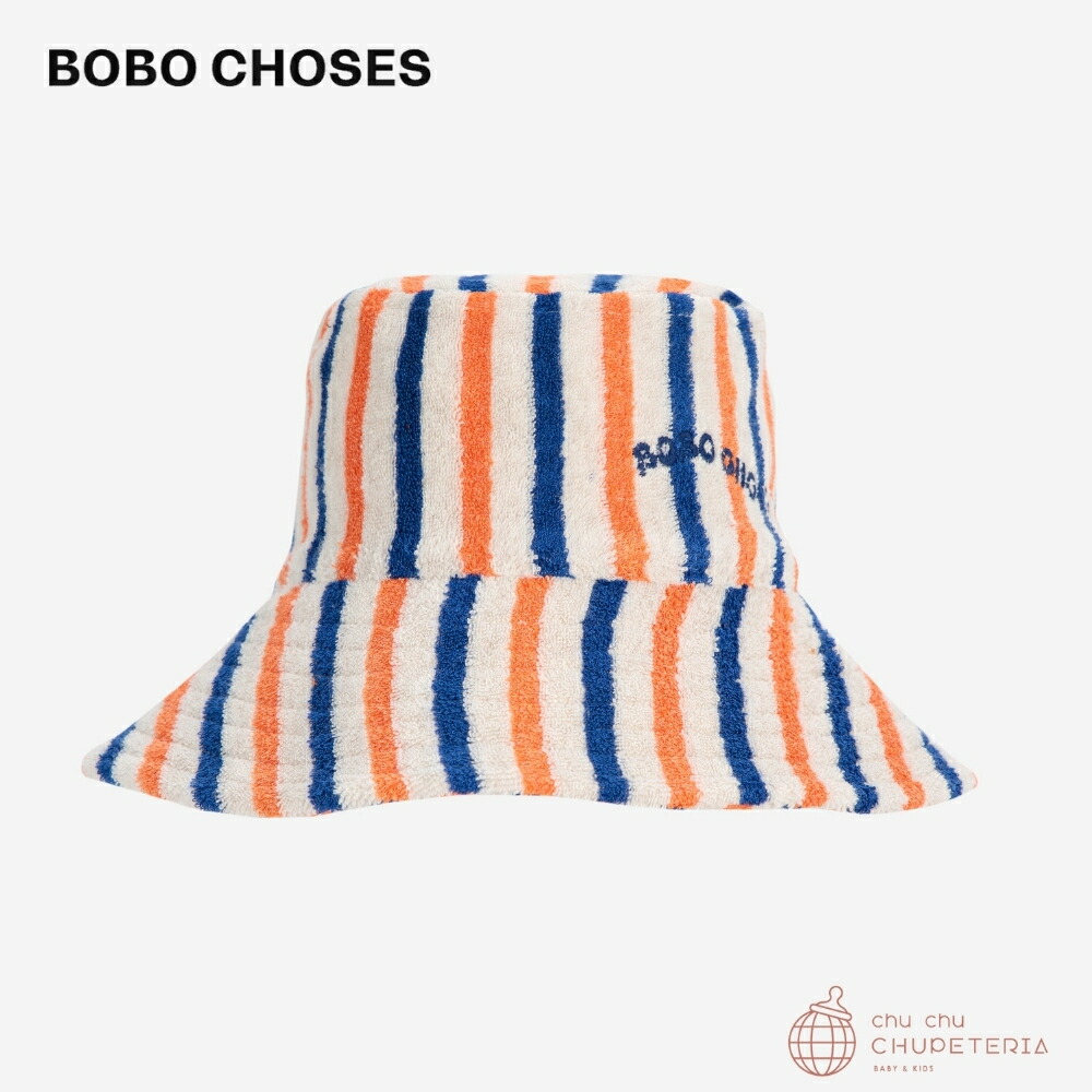 楽天市場】【BOBO CHOSES】 stripes terry cloth bucket hat