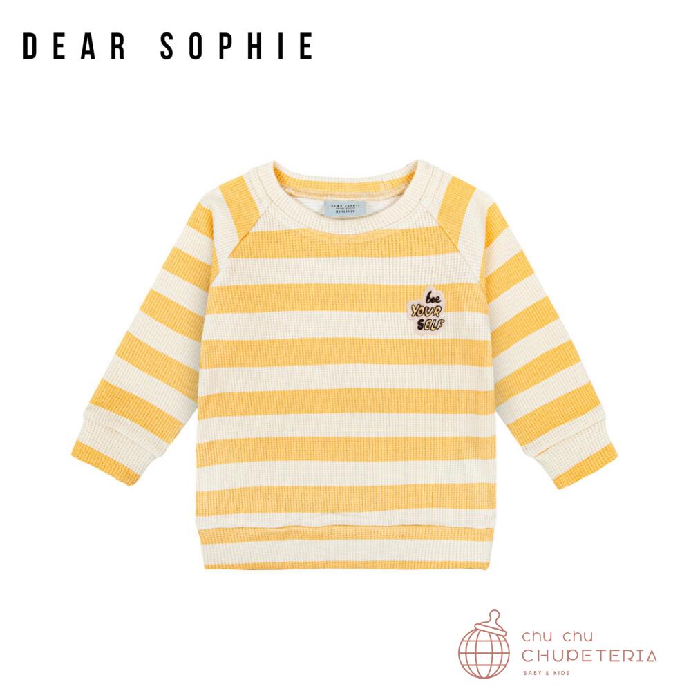 【DEAR SOPHIE】BEE STRIPES / WAFFLE LONGSLEEVE画像