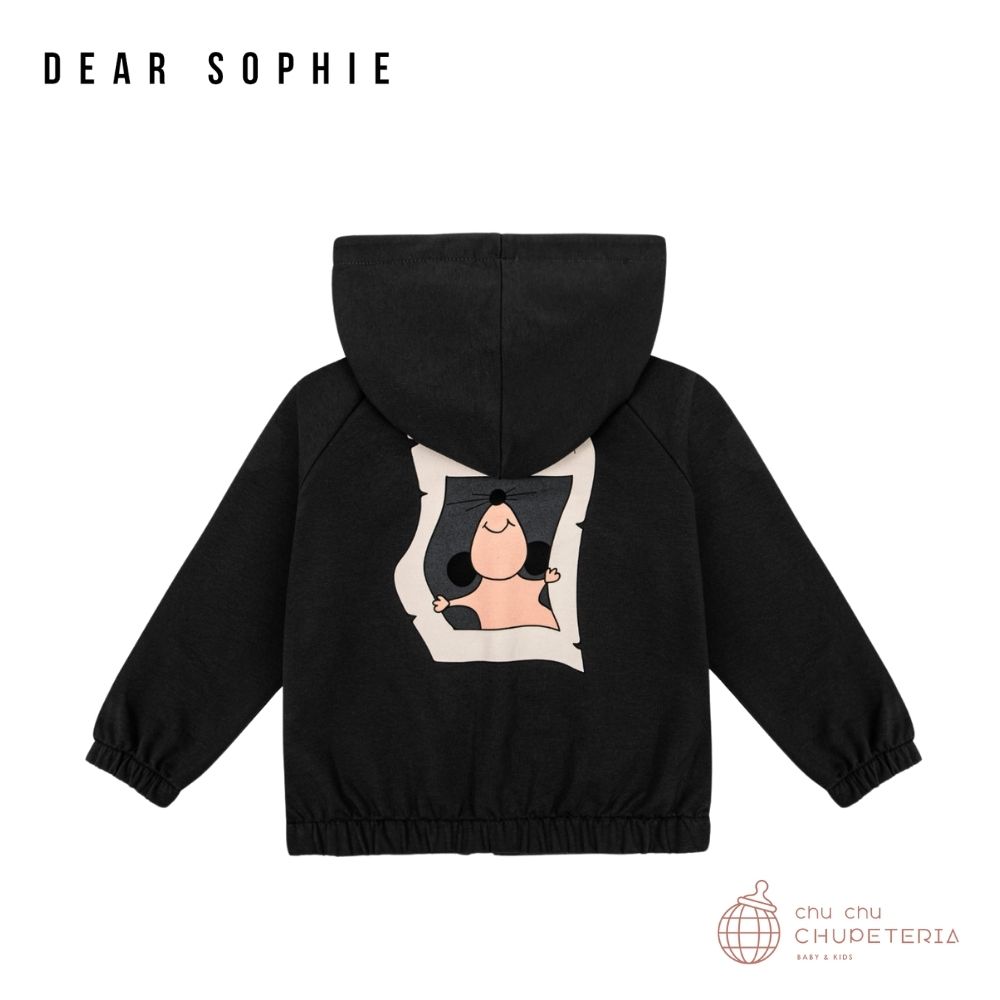 【DEAR SOPHIE】MOUSE GRAPHITE | BASIC HOODIE画像