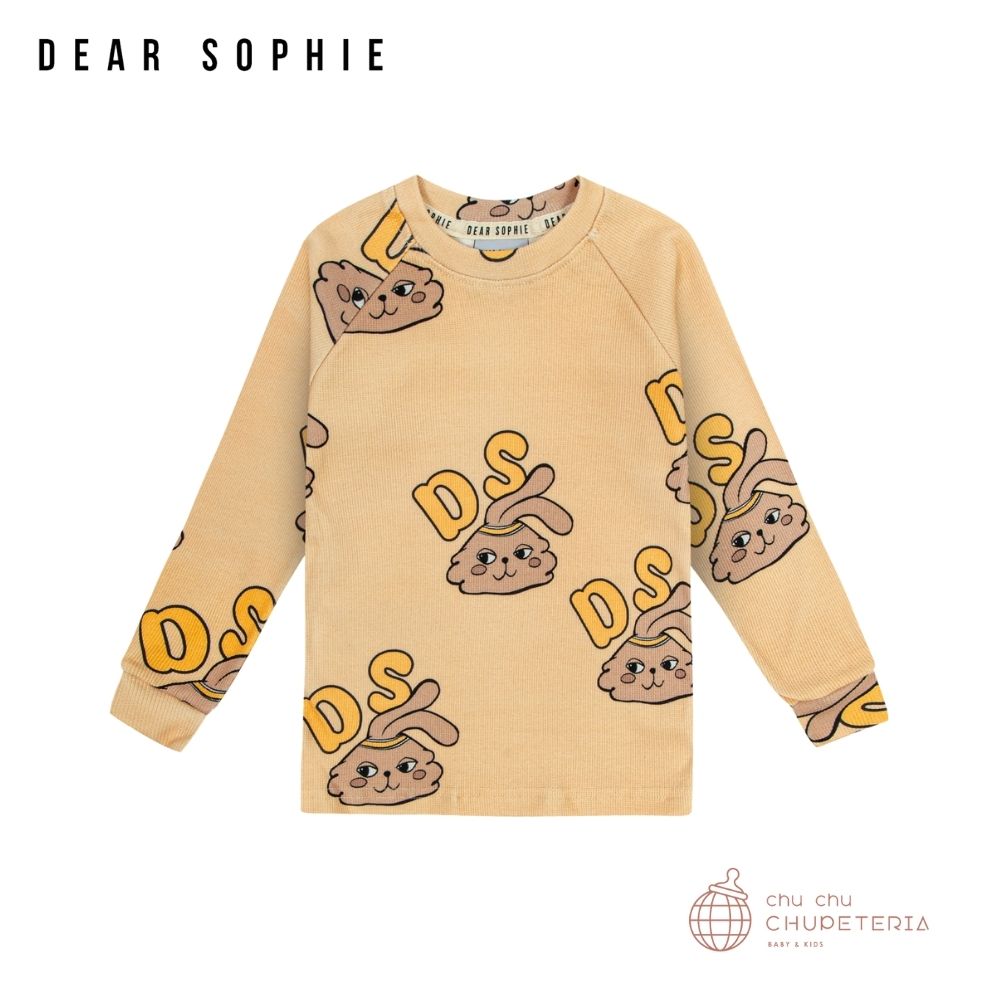 【DEAR SOPHIE】BUNNY YELLOW | RIB LONGSLEEVE画像