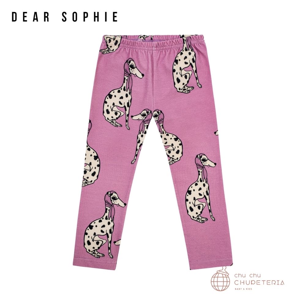 【DEAR SOPHIE】DALMATIAN PINK | LEGGINGS画像