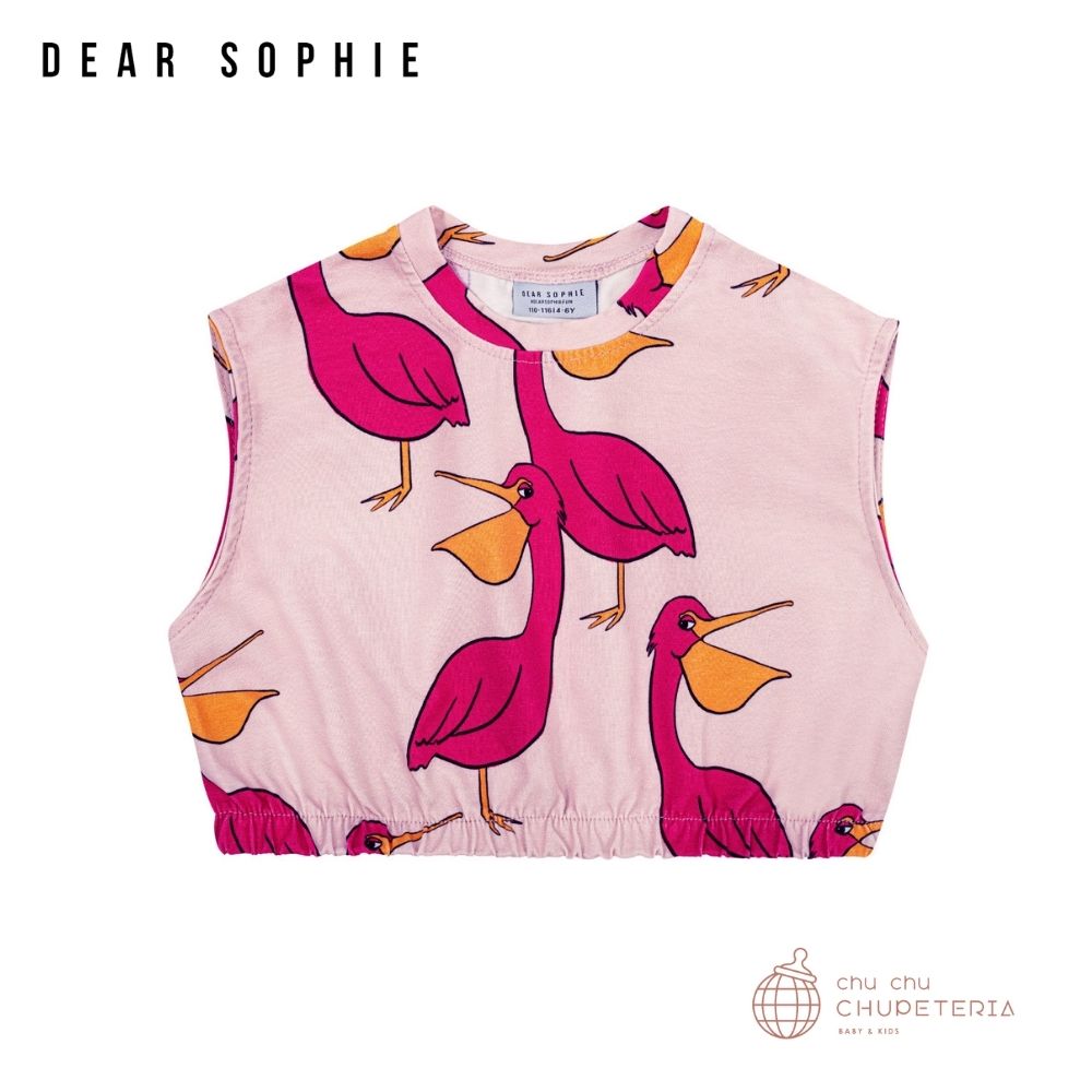 【DEAR SOPHIE】PELICAN BEIGE | LOOSE CROP TOP画像