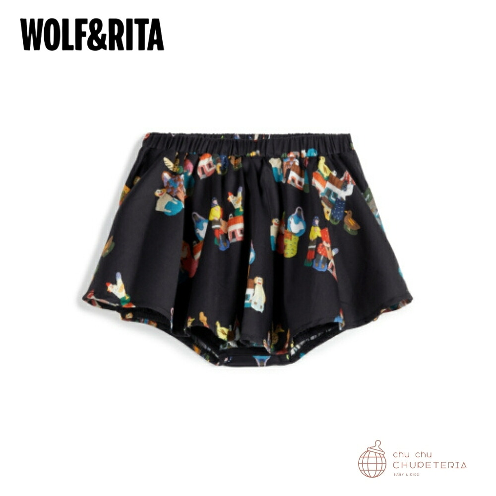 【WOLF&RITA】LUISA FADO　/　ウルフアンドリタ　ウルフ&リタ　ウルフ　24AW　スカート　ブルマ付き　キッズ　ベビー　子供服　こども服