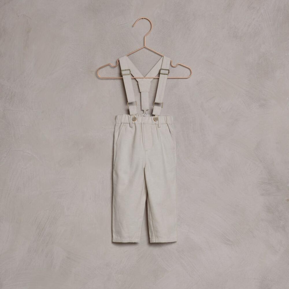 【NORALEE】Suspender pant | SILVER
