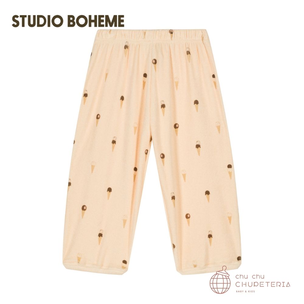[新品未使用品]TOM&BOY 小花柄パンツ 8y 定価13970円 25SS】TOM＆BOY(トムアンドボーイ)SMALL FLORAL PANTS white×red