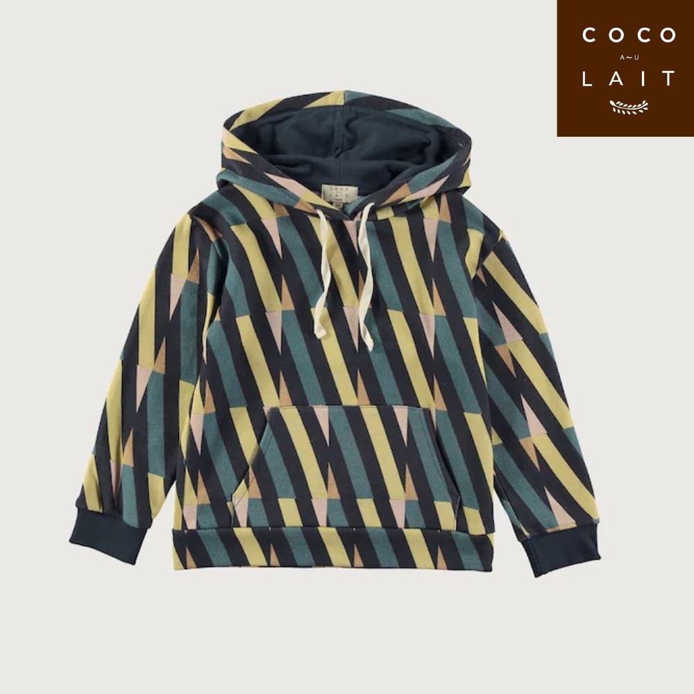 【Coco 金 Lait】ABSTRACT LINES HOODIE