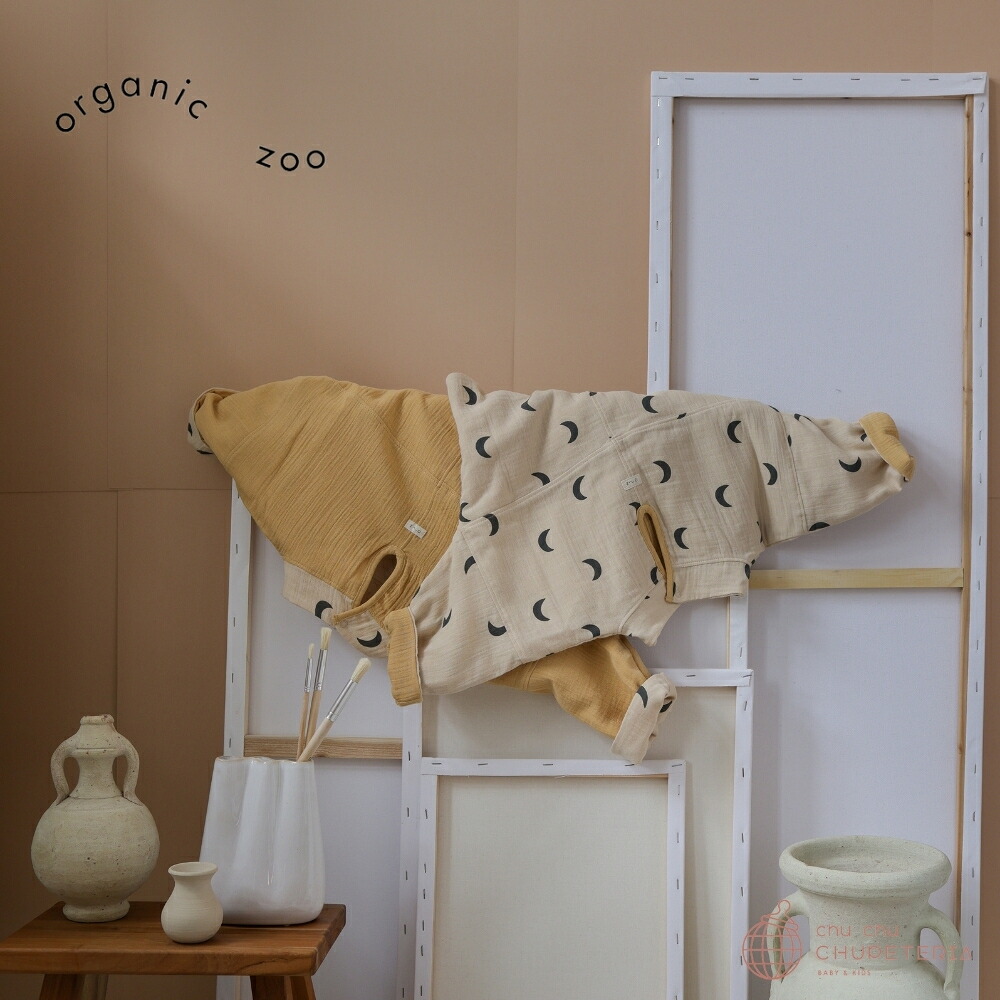 【organic zoo】Reversible Workwear Smock　/　オーガニックズー　オーガニック ズー　リバーシブル　スモック　ドット　オリーブ　☆