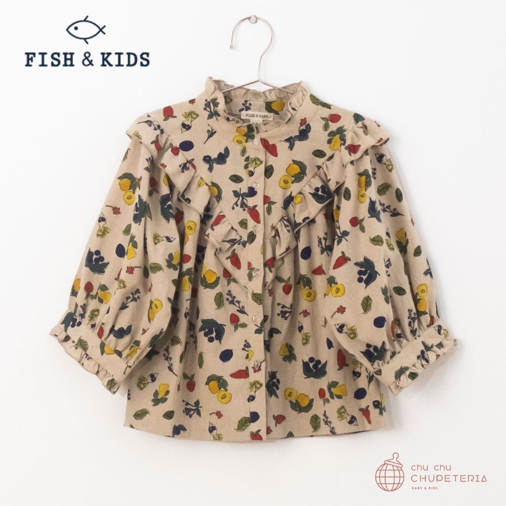 Fish&Kids ワンピース　25AW 今期 Fish&Kids ワンピース 25AW 今期 FISH & KIDS〛 PATCHWORK DRESS WITH