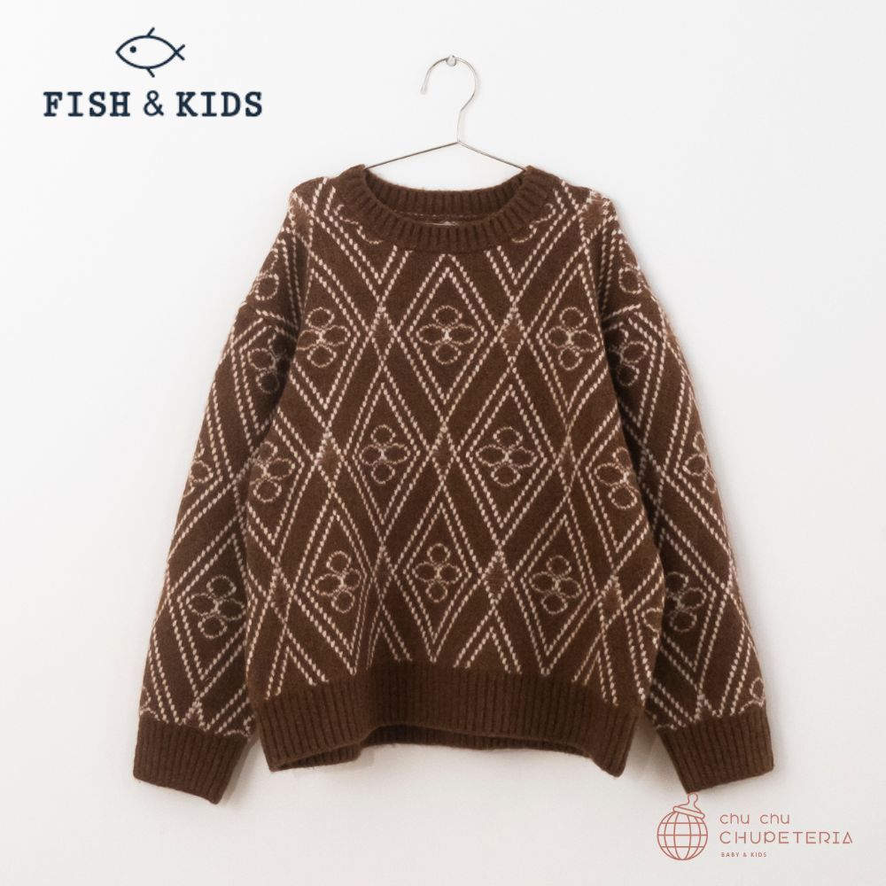 【Fish & Kids】FLOWERT KNIT SWEATER / フィッシュアンドキッズ フィッシュ&キッズ ニット 花柄 25AW レディース キッズ