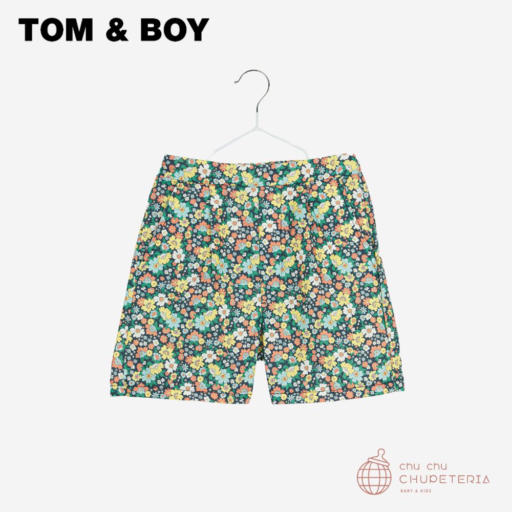 25SS】TOM＆BOY(トムアンドボーイ)SMALL FLORAL PANTS white×red