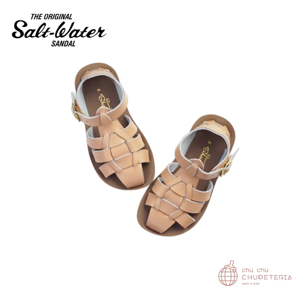 【Salt Water】SANDALS SHARK Latte　/　ソルトアンドウォーター　サンダル　キッズ　男の子　女の子 　水陸両用　シャーク　レザー｜chu chu CHUPETERIA 7,722円
