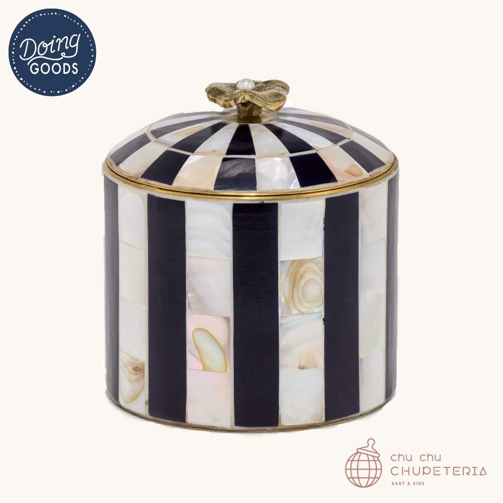 Doing Goods Box - Zoey Flower Circus Box Large i Navy