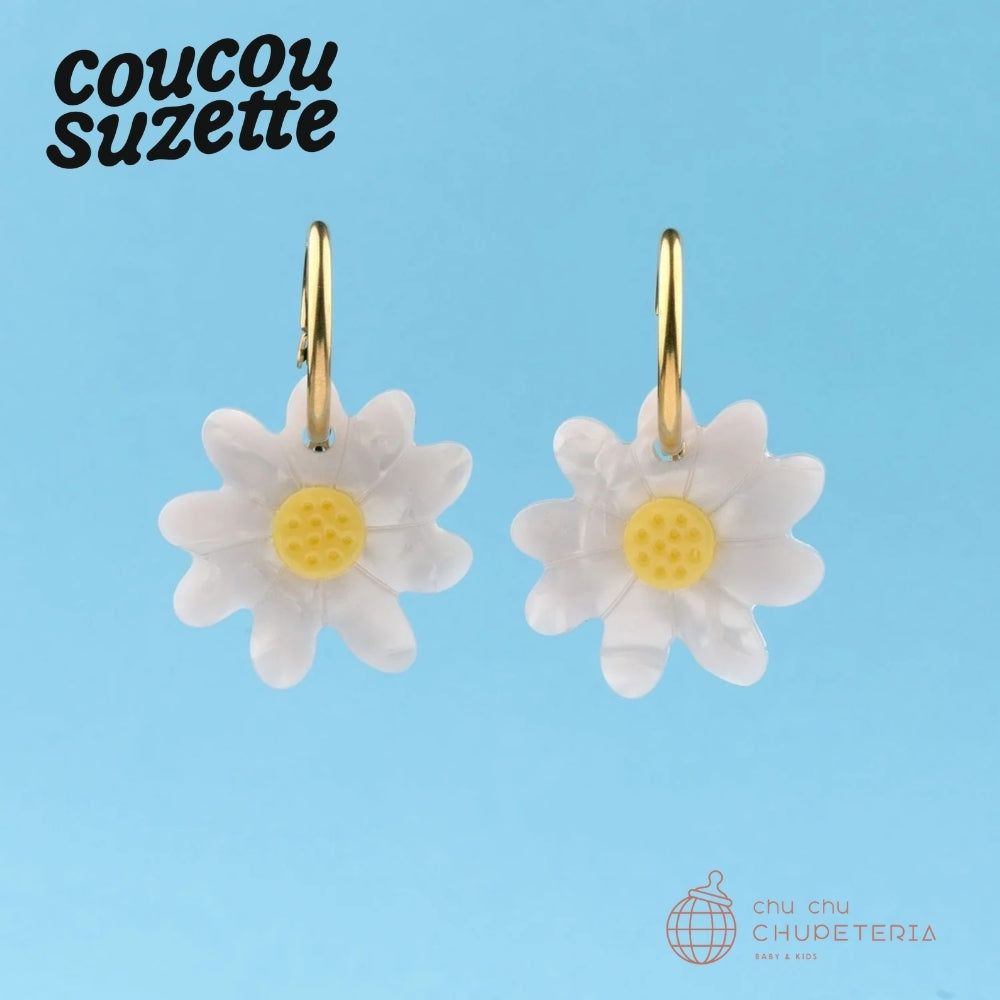 ＼＼3,980円以上送料無料 ／／【Coucou Suzette】Daisy Earrings　/　ククシュゼット クク 正規商品 正規 公式 イヤリング ピアス デイジー 花 はな フラワー